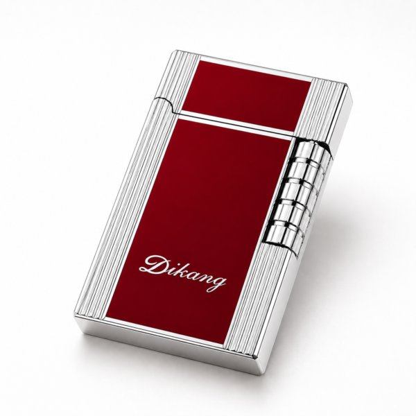 bật lửa kiểu cổ điển dupont ánh kim
