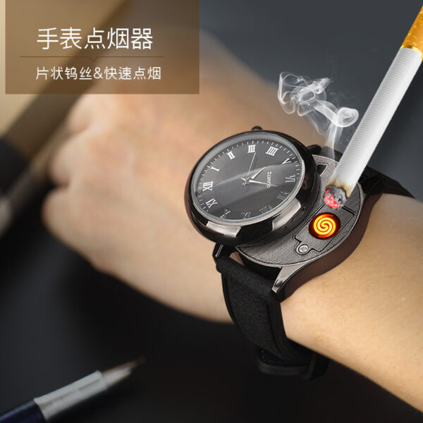 Bật Lửa Điện Kiểu Đồng Hồ Đeo Tay Cao Cấp