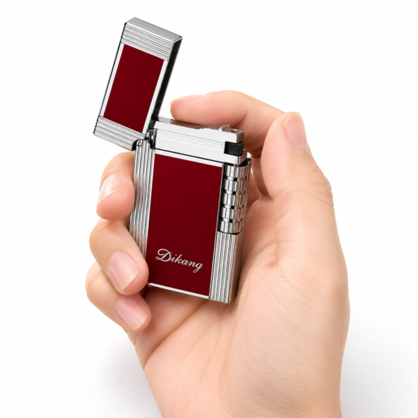 bật lửa kiểu cổ điển dupont ánh kim