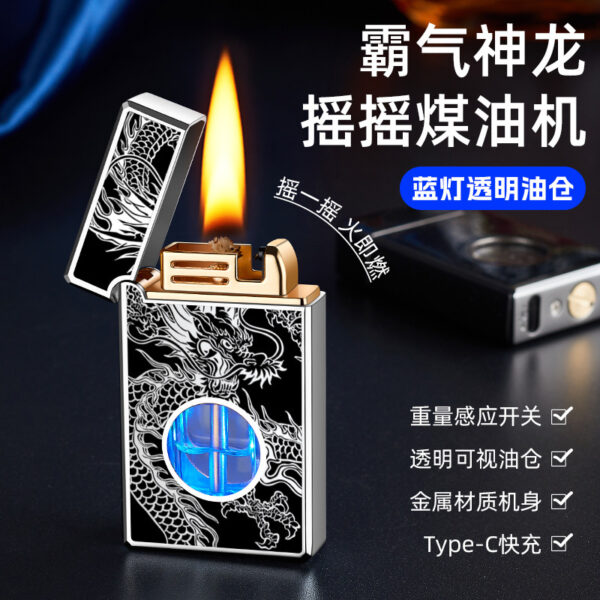 Bật Lửa Cảm Biến Chuyển Động Lắc Là Cháy Sang Trọng (Sao chép)