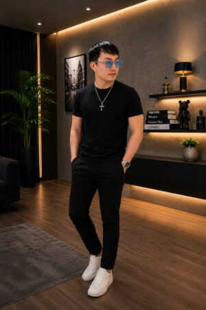 Kính mát unisex dáng lục giác thời trang nam nử