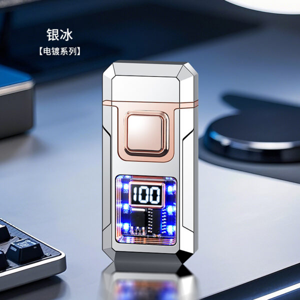 Bật Lửa Gas Cảm Ứng Chạm Tay Cao Cấp Chống Gió Hợp Kim Sang Trọng