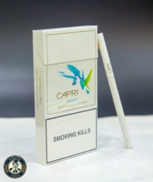 Capri Menthol Superslims Filters. (bạc hà) 🌿 — vị the mát.